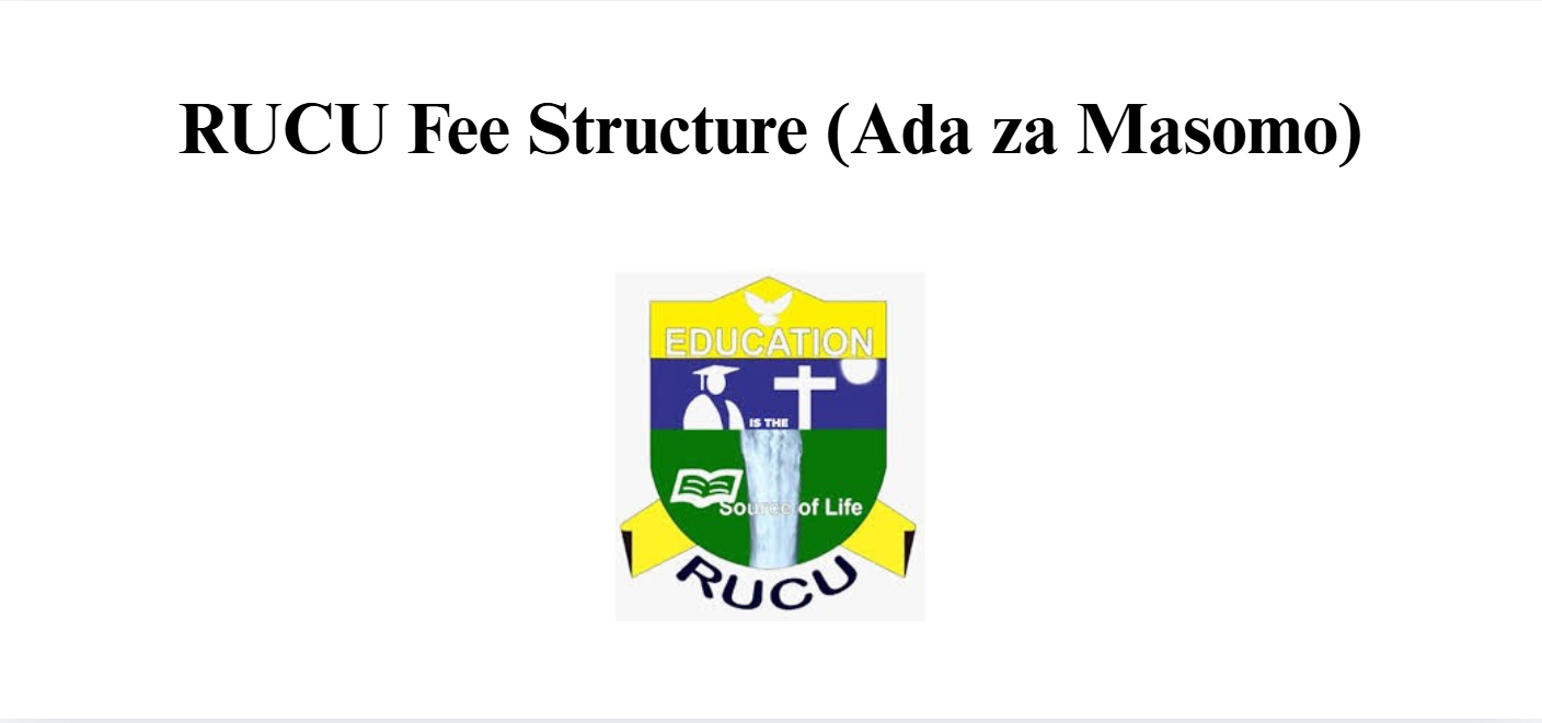 RUCU Fee Structure